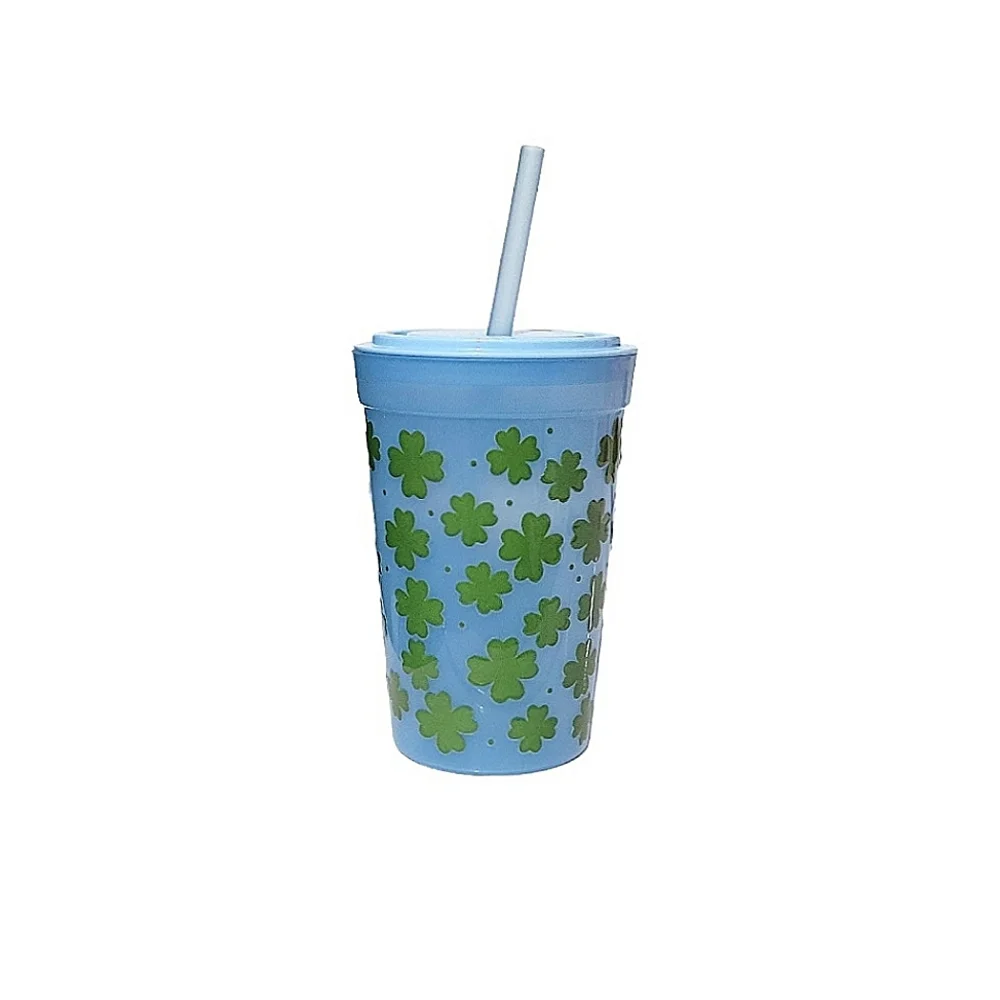 3/$20 Teenage Mutant Ninja Turtles Blue Plastic Cup Tumbler 16 oz Kids